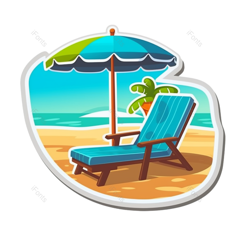 标签图片,卡通元素,天空PNG,海洋免抠素材